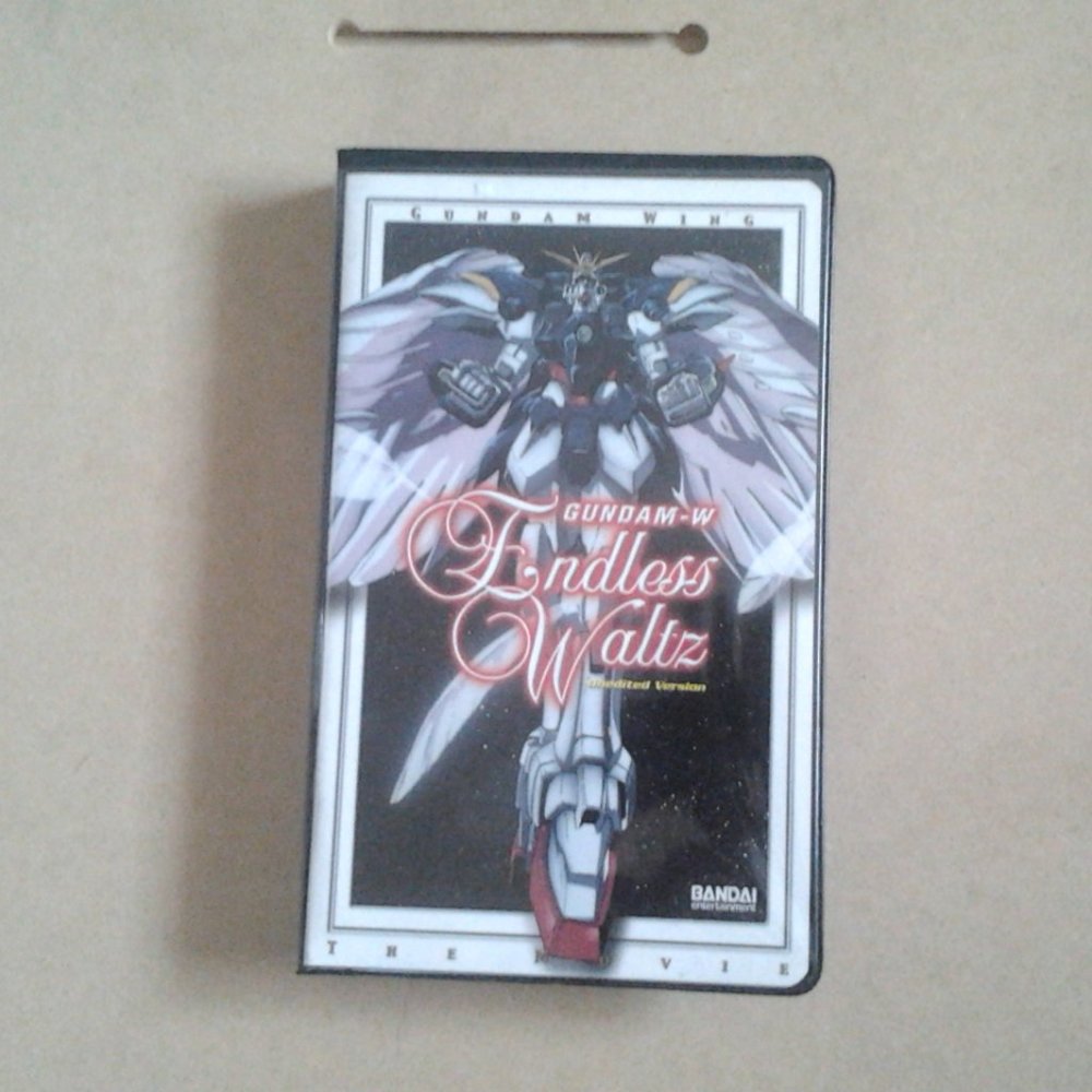 Gundam Wing Edless Waltz VHS Tape